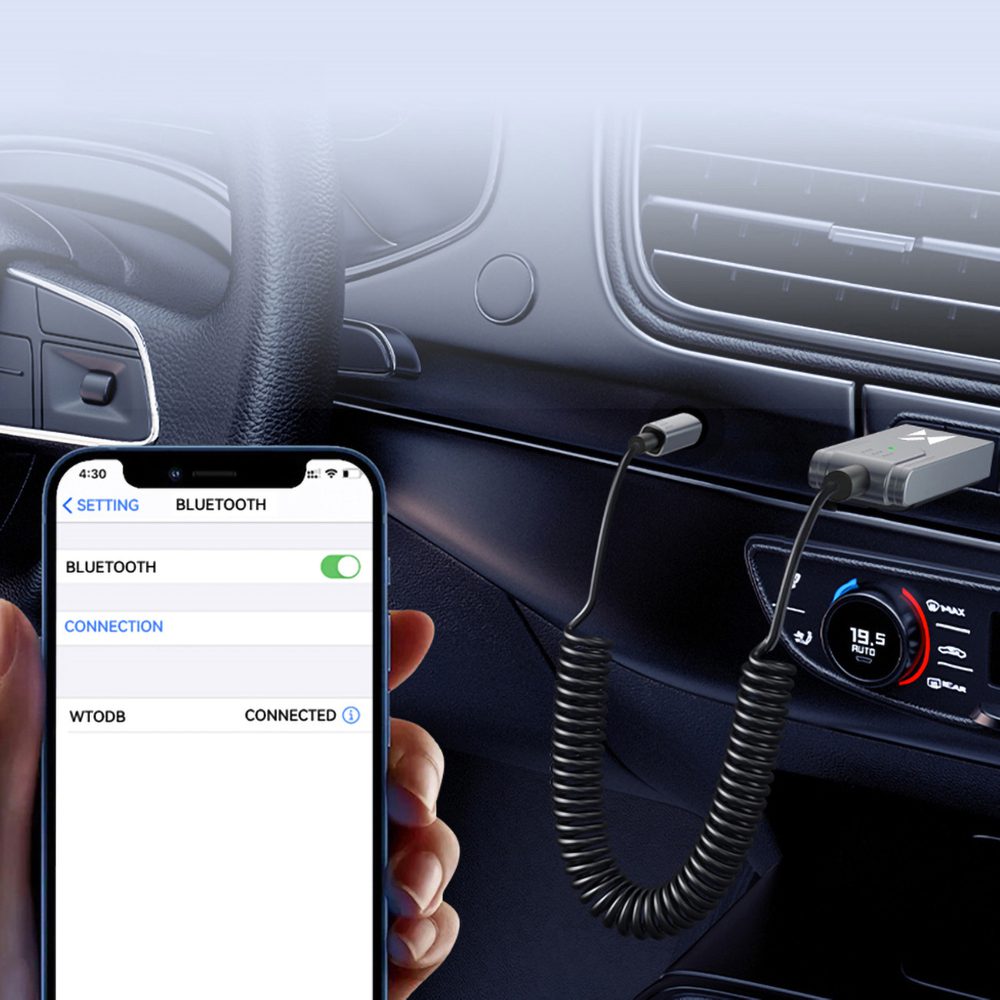 178663_10 Wozinsky WTODB Bluetooth 5.3 audio adapter / AUX audio receivereng