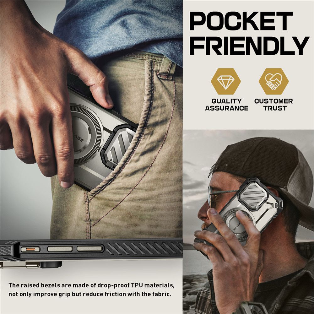 CREATOR: gd-jpeg v1.0 (using IJG JPEG v62), quality = 80 Supcase UB XT Mag Case with MagSafe for iPhone 16 Pro Max - Grayeng