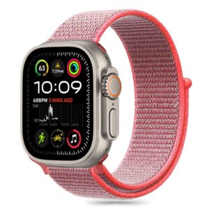 Tech-Protect Nylon Strap for Apple Watch 6 / 7 / 8 / 9 / 10 / SE (40 / 41 / 42 MM) - Pinkeng