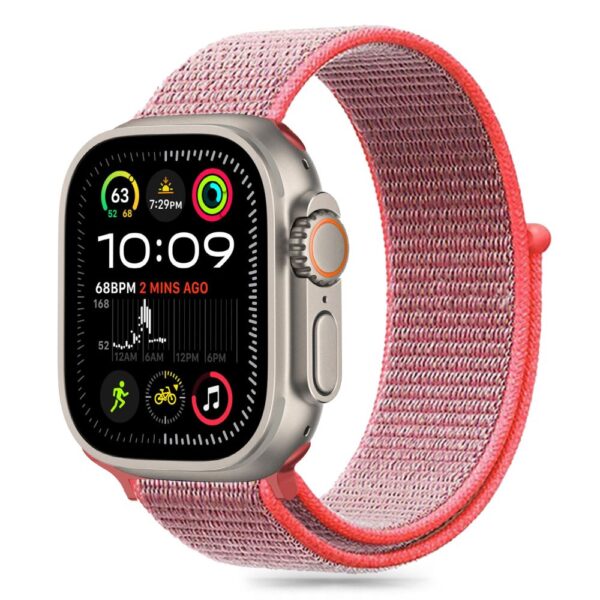 CREATOR: gd-jpeg v1.0 (using IJG JPEG v62), quality = 80 Tech-Protect Nylon Strap for Apple Watch 6 / 7 / 8 / 9 / 10 / SE (40 / 41 / 42 MM) - Pinkeng