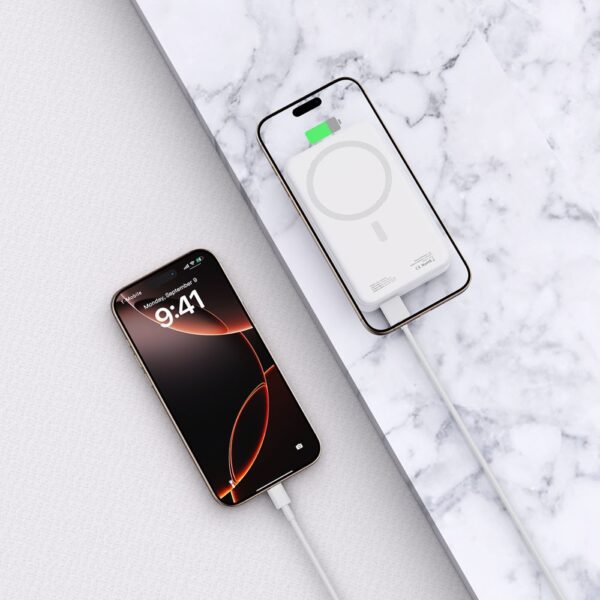 CREATOR: gd-jpeg v1.0 (using IJG JPEG v62), quality = 80 Powerbank Tech-Protect PB12 LifeMag MagSafe 20000MAH - whiteeng