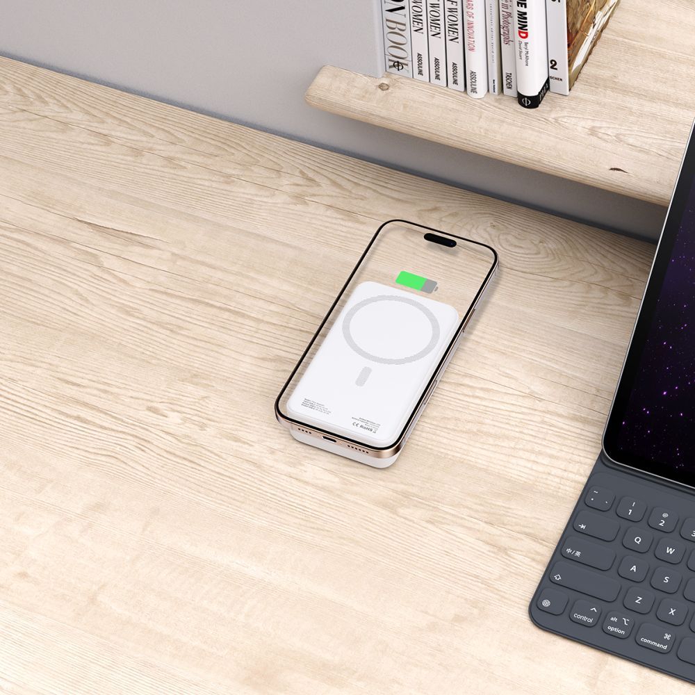 CREATOR: gd-jpeg v1.0 (using IJG JPEG v62), quality = 80 Powerbank Tech-Protect PB12 LifeMag MagSafe 20000MAH - whiteeng