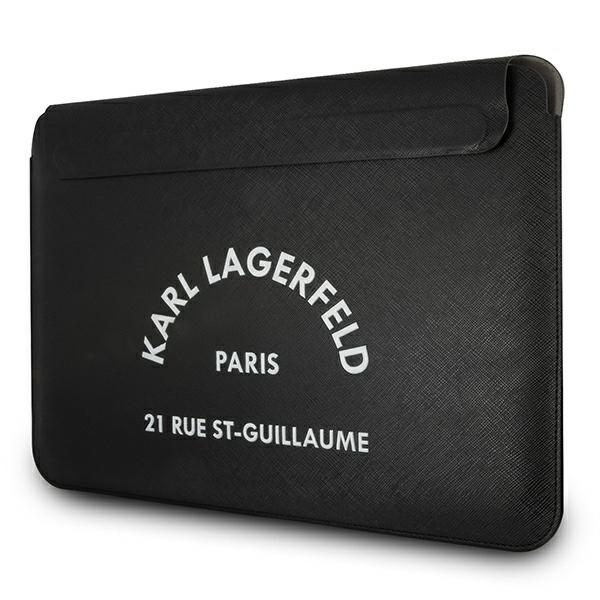 187505_2 Karl Lagerfeld Sleeve KLCS14RSGSFBK 14" black/black Saffiano RSGeng