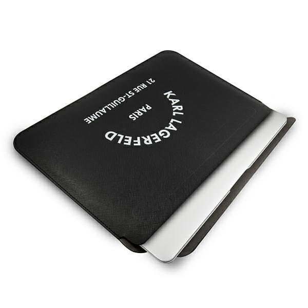 187505_4 Karl Lagerfeld Sleeve KLCS14RSGSFBK 14" black/black Saffiano RSGeng