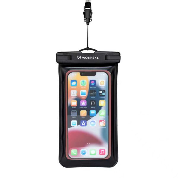 Wozinsky WWE-01 waterproof case with PVC armband - blackeng
