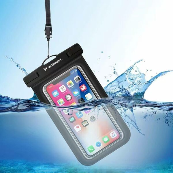 Wozinsky WWE-01 waterproof case with PVC armband - blackeng