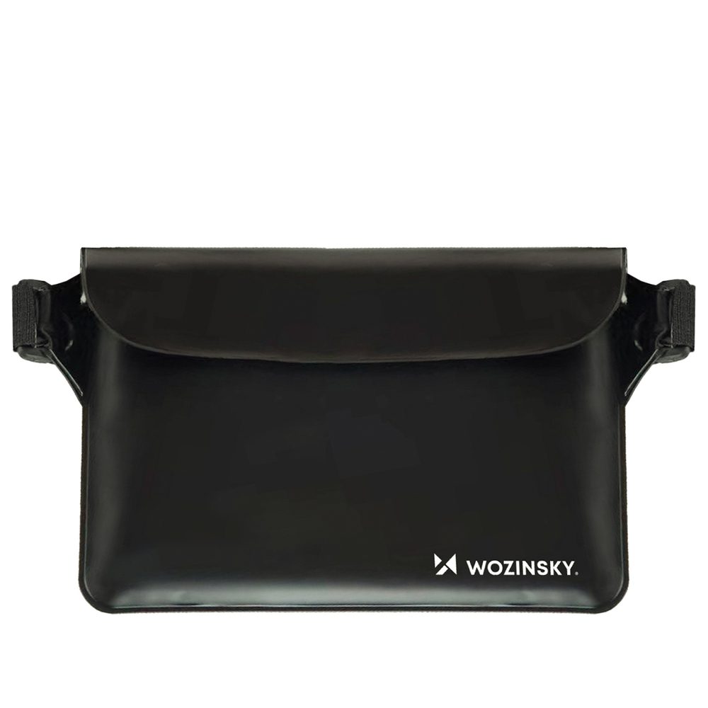 Wozinsky WWS-01 Waterproof PVC Waist Bag - Blackeng