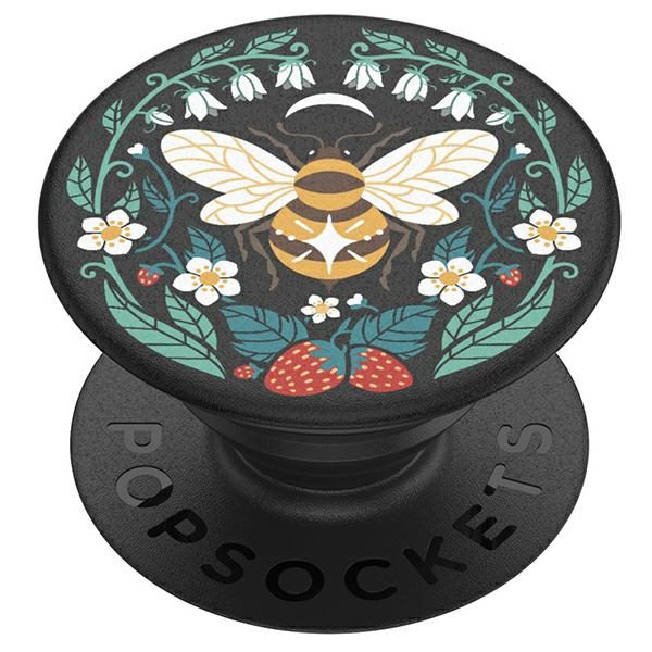 196454_1 Popsockets 2 Bee Boho Phone Holder and Stand - Blackeng