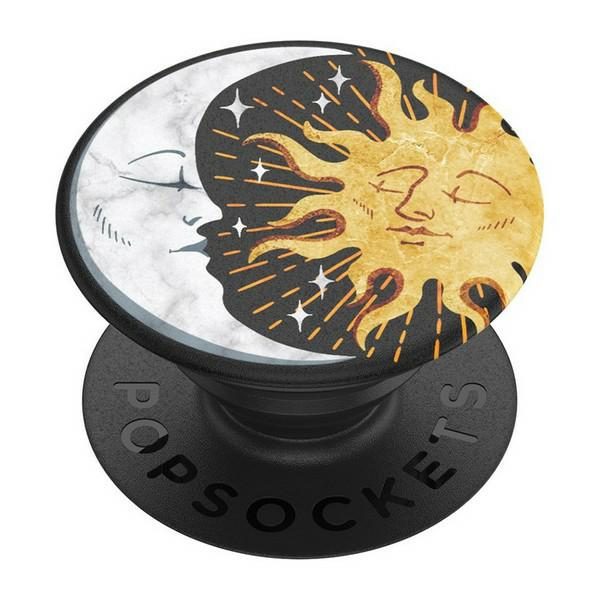 Popsockets 2 Sun and Moon Phone Holder and Stand - Blackeng