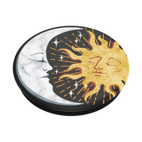 Popsockets 2 Sun and Moon Phone Holder and Stand - Blackeng