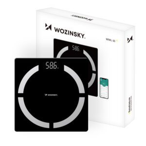 Wozinsky WIWL-30 Smart Bluetooth Bathroom Scale - Blackeng