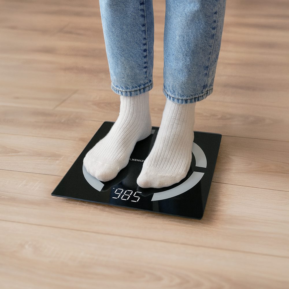 Wozinsky WIWL-30 Smart Bluetooth Bathroom Scale - Blackeng