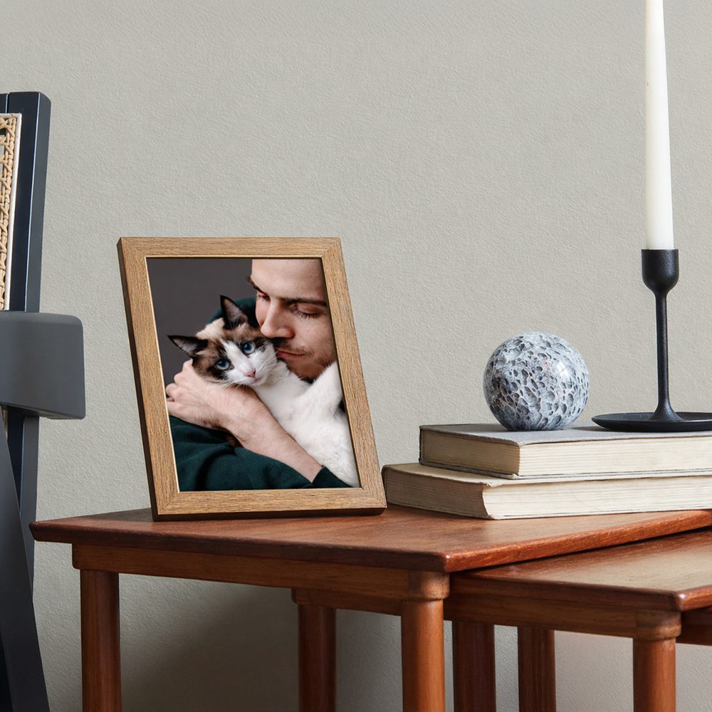 Wozinsky WRC-32 10.1" Digital Photo Frame with Frameo 32GB App - Light Browneng