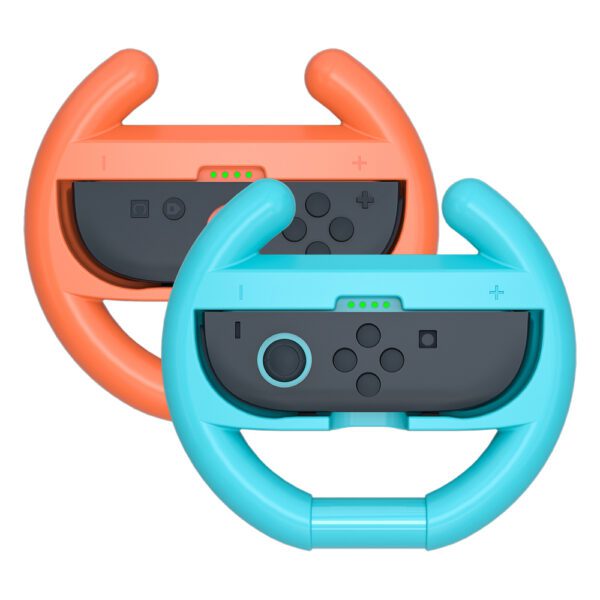 Nintendo Switch 2 Joy-Con Racing Wheel (Pack of 2) - Orange and Blueeng