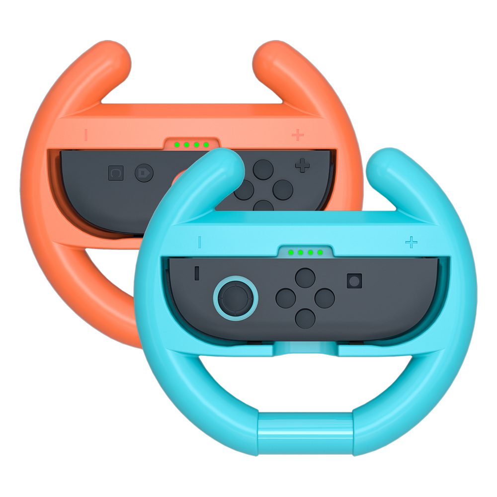Nintendo Switch 2 Joy-Con Racing Wheel (Pack of 2) - Orange and Blueeng