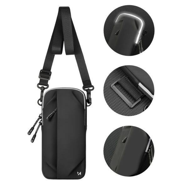 Wozinsky WSDB-B armband phone bag for running - blackeng