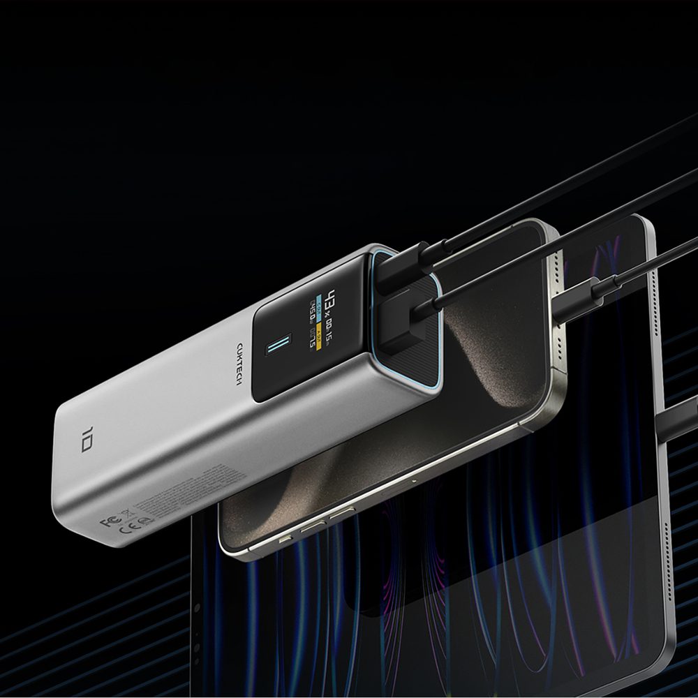 Powerbank CUKTECH CKPB100PGLBL 150W 10000mAh USB-C USB-A - szarypol