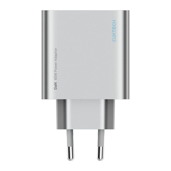 Cuktech 65W GaN 2xUSB-C 1xUSB-A Wall Charger - Grayeng