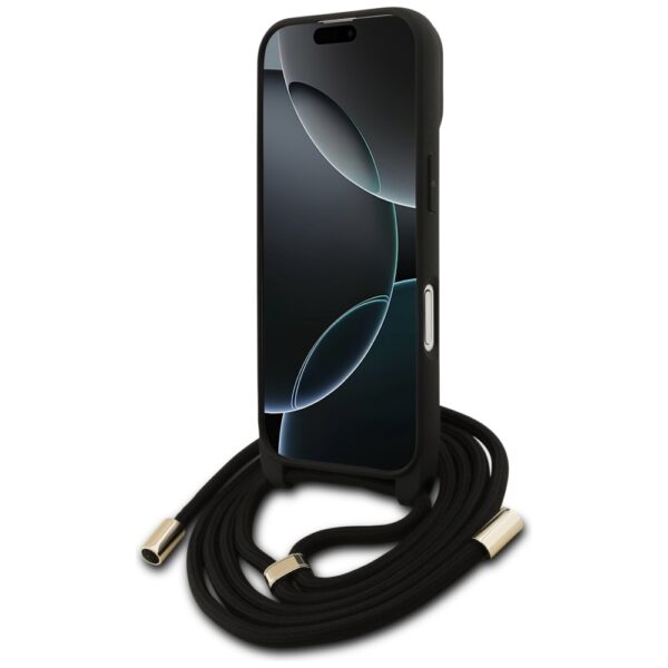 Guess 4G Big Logo Cord Stap Crossbody Case for iPhone 17 - Browneng