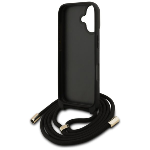 Guess 4G Big Logo Cord Stap Crossbody Case for iPhone 17 - Browneng