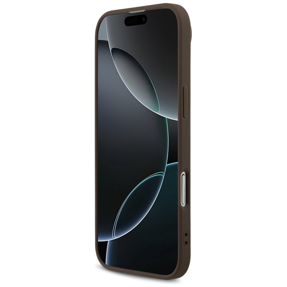 Guess 4G Printed Stripes MagSafe case for iPhone 17 Air - browneng