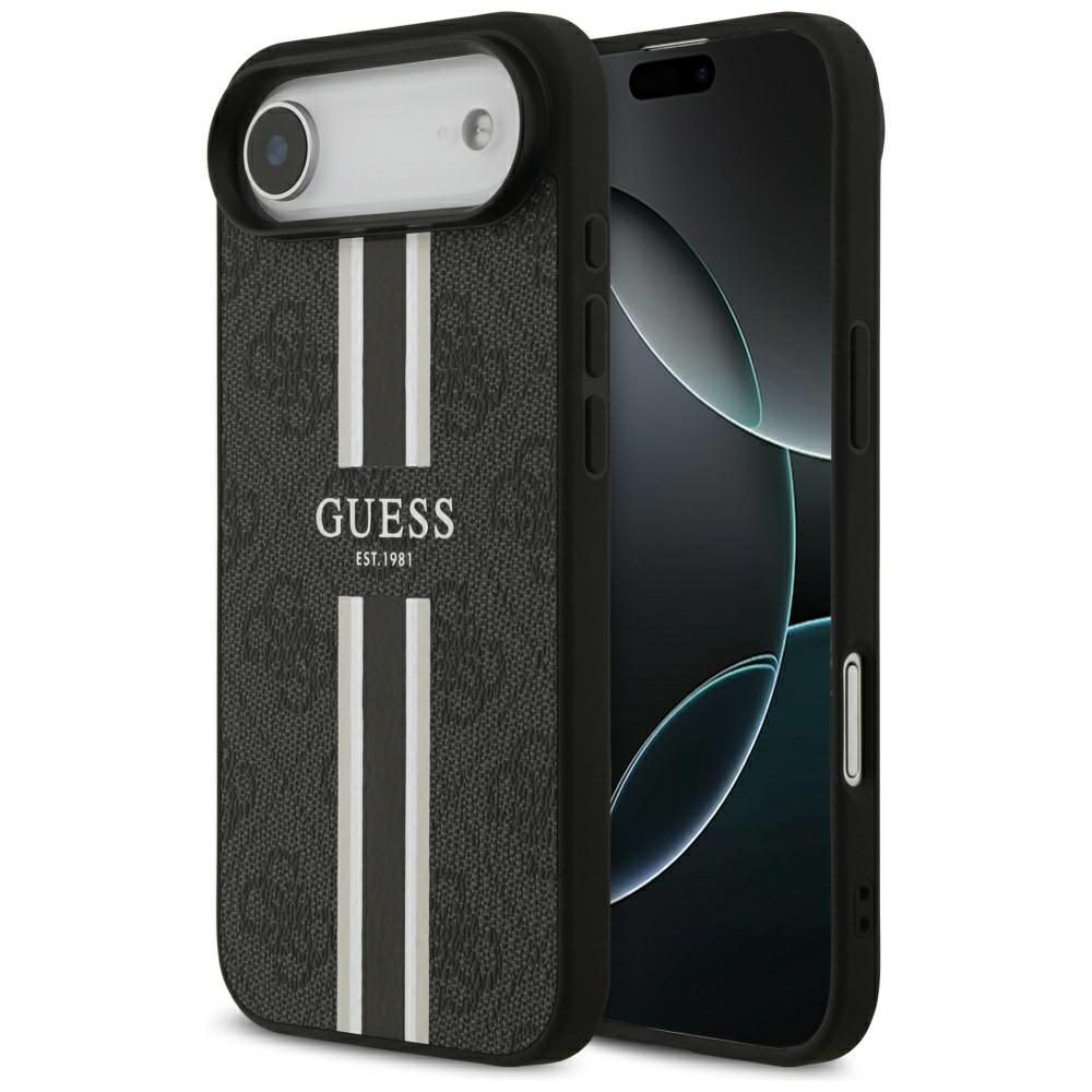 Guess 4G Printed Stripes MagSafe case for iPhone 17 Air - blackeng