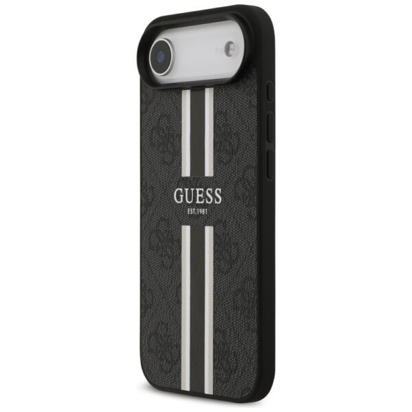 Guess 4G Printed Stripes MagSafe case for iPhone 17 Air - blackeng