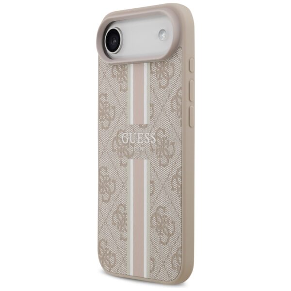 199218_2 Guess 4G Printed Stripes MagSafe case for iPhone 17 Air - pinkeng