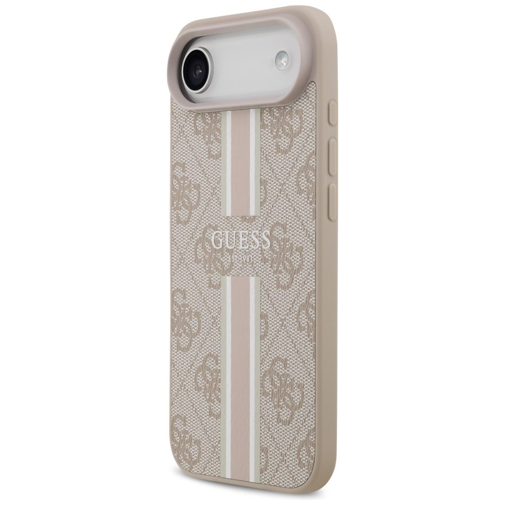 199218_2 Guess 4G Printed Stripes MagSafe case for iPhone 17 Air - pinkeng