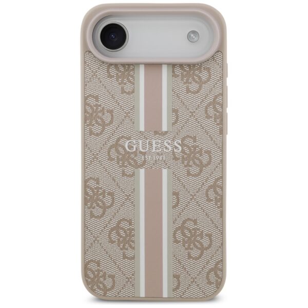 199218_3 Guess 4G Printed Stripes MagSafe case for iPhone 17 Air - pinkeng