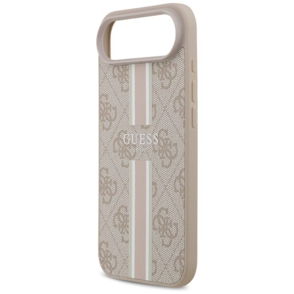 199218_6 Guess 4G Printed Stripes MagSafe case for iPhone 17 Air - pinkeng