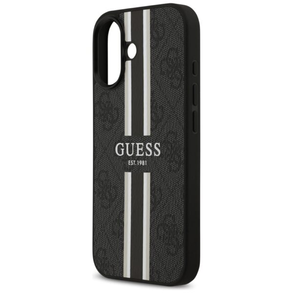 Guess 4G Printed Stripes MagSafe case for iPhone 17 - blackeng