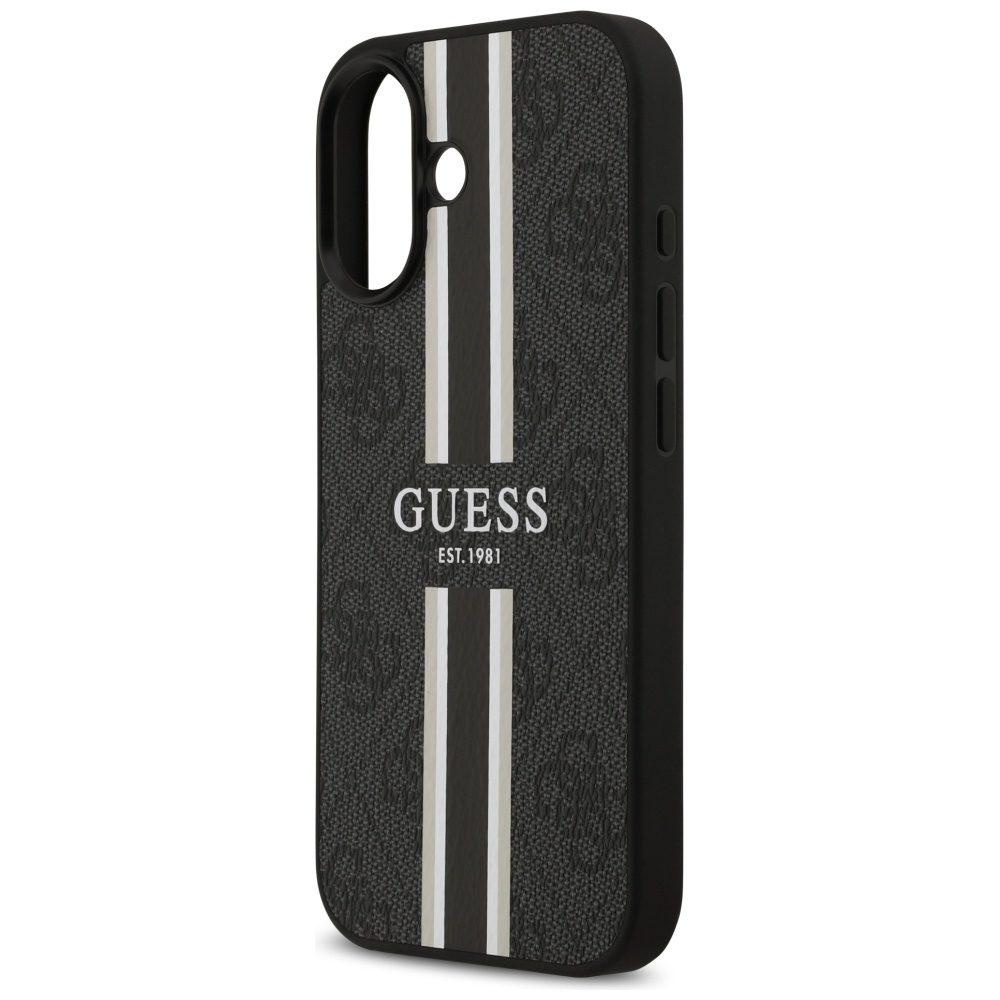 Guess 4G Printed Stripes MagSafe case for iPhone 17 - blackeng