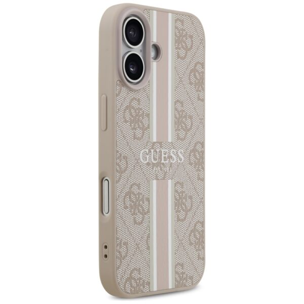 199227_4 Guess 4G Printed Stripes MagSafe Case for iPhone 17 - Pinkeng