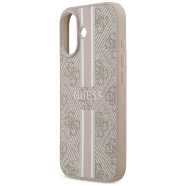 199227_6 Guess 4G Printed Stripes MagSafe Case for iPhone 17 - Pinkeng
