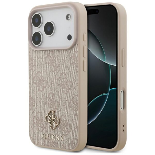 Guess 4G Small 4G and Classic MagSafe Case for iPhone 17 Pro - Pinkeng
