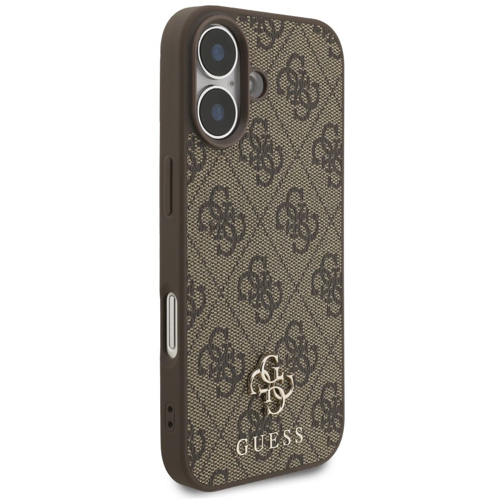 199230_4 Guess 4G Small Classic Logo MagSafe Case for iPhone 17 - Browneng