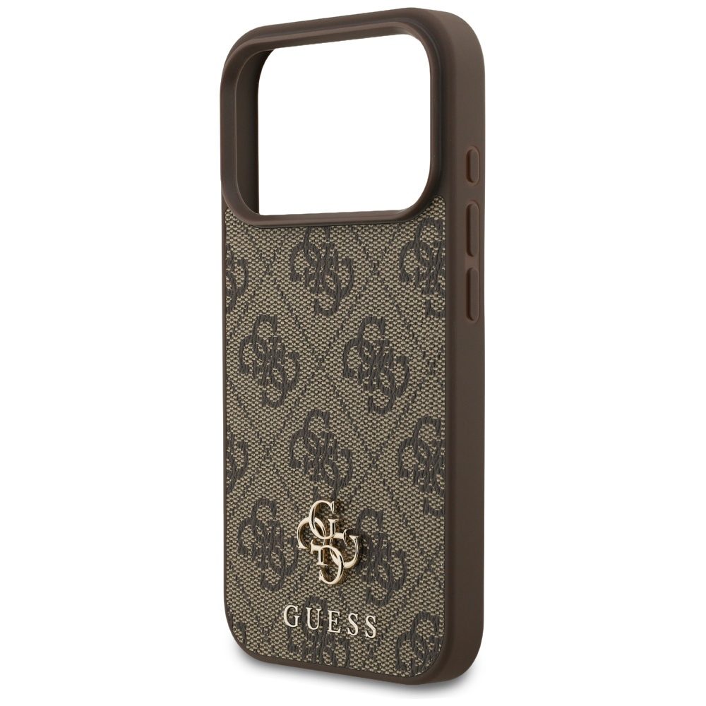 199232_6 Guess 4G Small Classic Logo MagSafe case for iPhone 17 Pro - browneng