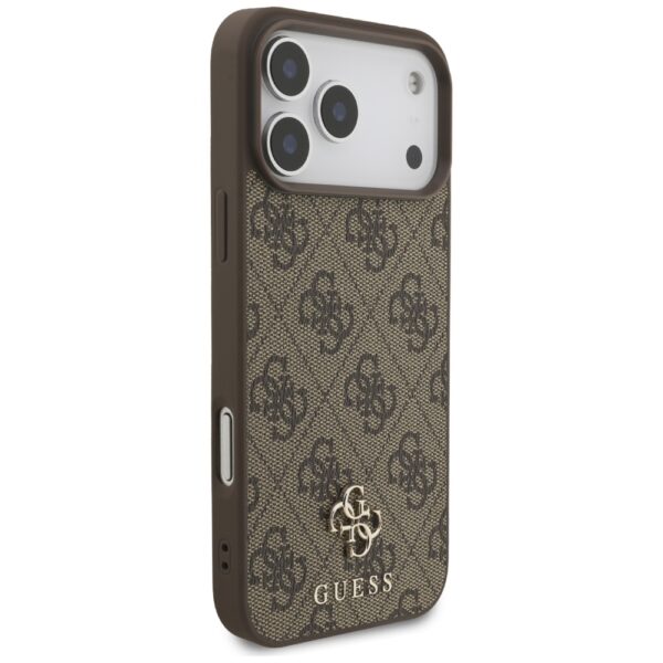 199234_4 Guess 4G Small Classic Logo MagSafe Case for iPhone 17 Pro Max - Browneng