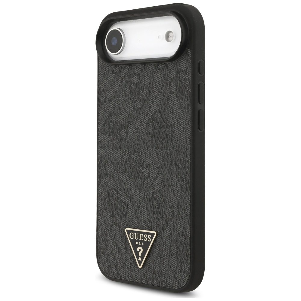 Guess 4G Strap Triangle Logo MagSafe Case for iPhone 17 Air - Blackeng