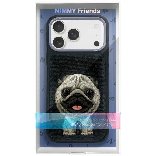 Nimmy Big Eyed Pet 2.0 Dog Case for iPhone 17 Pro Max - Blackeng