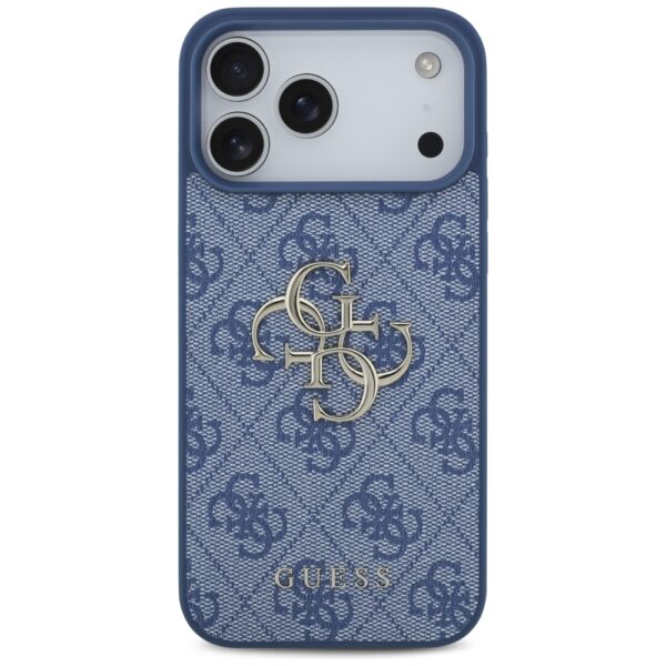 Guess 4G Big Logo Case for iPhone 17 Pro Max - Blueeng