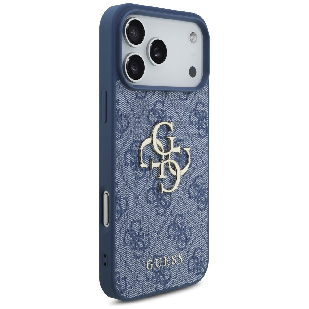 Guess 4G Big Logo Case for iPhone 17 Pro Max - Blueeng