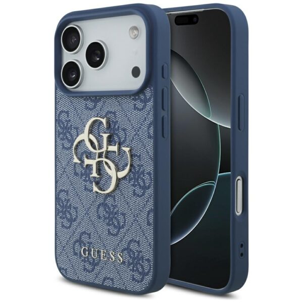 199747_1 Guess 4G Big Logo Case for iPhone 17 Pro - Blueeng