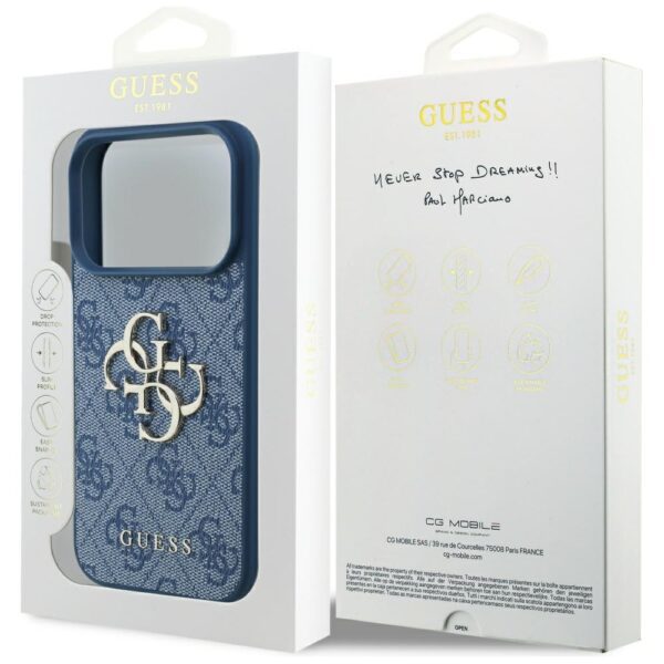 199747_8 Guess 4G Big Logo Case for iPhone 17 Pro - Blueeng