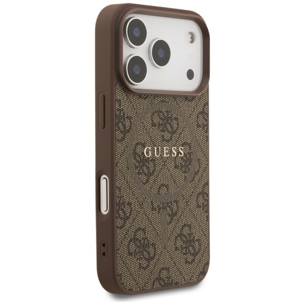 199754_4 Guess 4G Ring Classic Logo MagSafe Case for iPhone 17 Pro - Browneng