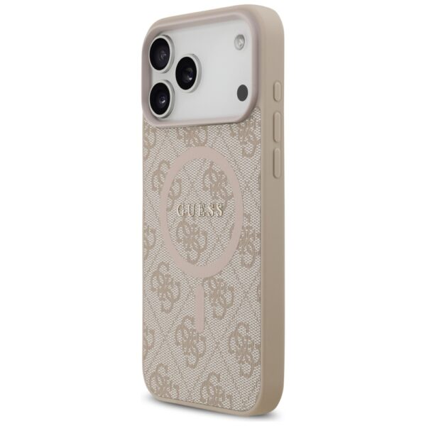 199758_2 Guess 4G Ring Classic Logo MagSafena iPhone 17 Pro Max Case - Pinkeng