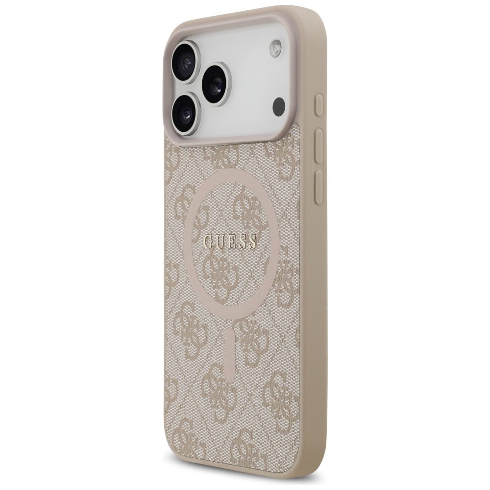 199758_2 Guess 4G Ring Classic Logo MagSafena iPhone 17 Pro Max Case - Pinkeng