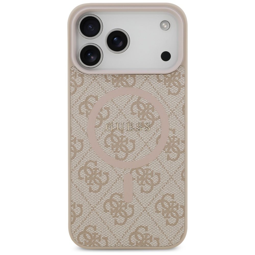 199758_3 Guess 4G Ring Classic Logo MagSafena iPhone 17 Pro Max Case - Pinkeng