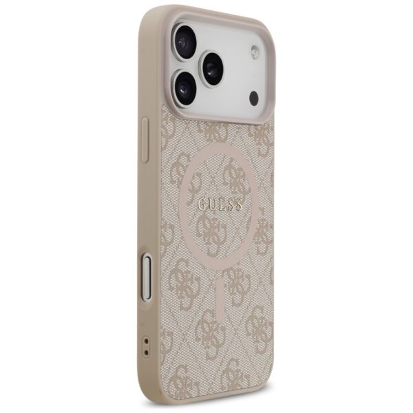 199758_4 Guess 4G Ring Classic Logo MagSafena iPhone 17 Pro Max Case - Pinkeng